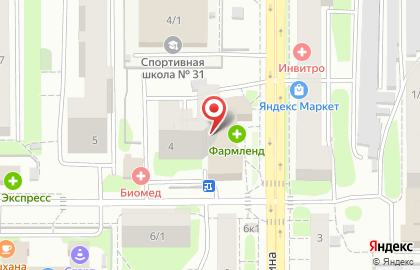 Транспортная компания Локомотив в Калининском районе на карте