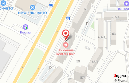 Юридическая Компания по банкротству физических лиц Бизнес-Юрист на карте