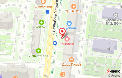 Ренидент Кудрово на карте