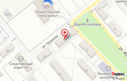 Частная охранная организация Форт в Центральном районе на карте
