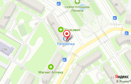 Банкомат СберБанк на улице Маяковского, 21 в Дзержинске на карте