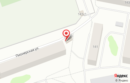 Продуктовый павильон на Комсомольской на карте