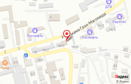 Шиномонтажная мастерская в Буйнакске на карте