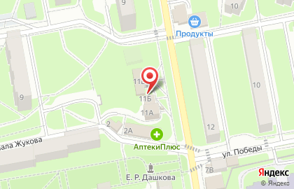 Супермаркет Красное & Белое на улице Циолковского на карте