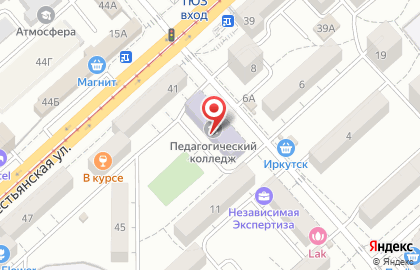 Волгоградский социально-педагогический колледж в Ворошиловском районе на карте