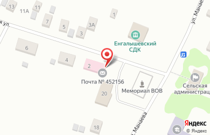 Енгалышевский фельдшерско-акушерский пункт на карте