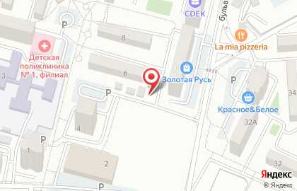 Магазин овощей и фруктов на бульваре Энтузиастов на карте