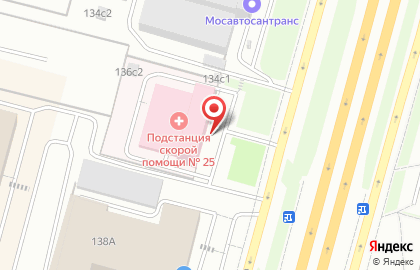 Станция скорой и неотложной медицинской помощи им. А.С. Пучкова на метро Пражская на карте