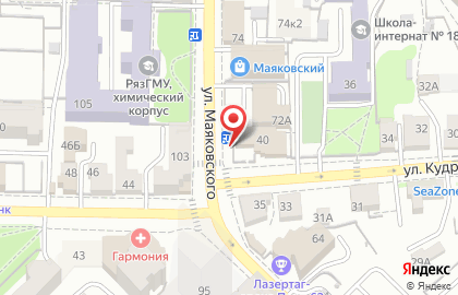 Федотики на улице Кудрявцева на карте