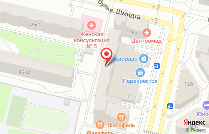 Тележка на Комсомольском проспекте на карте