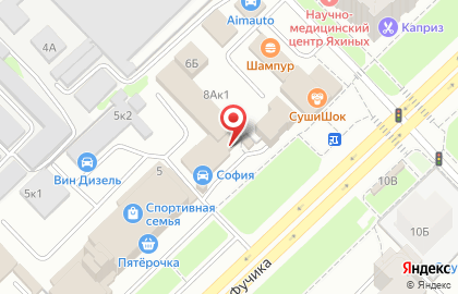 Центр страхования МегаПолис в Приволжском районе на карте