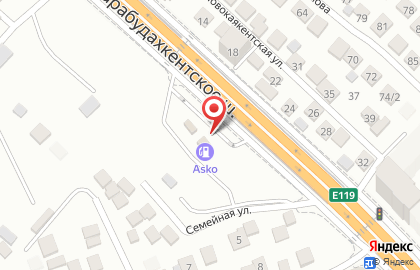 АЗС Asko в Советском районе на карте