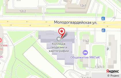 Инжиниринг на Молодогвардейской улице на карте