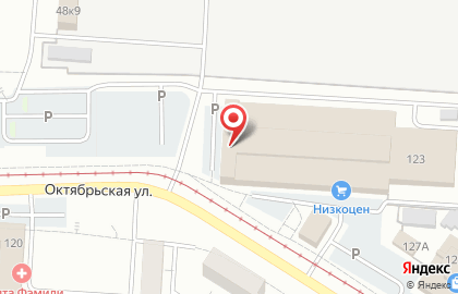 Типография Альбион на Октябрьской улице на карте