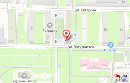 Мировые судьи Центрального района на улице Энтузиастов на карте