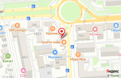 Киоск фастфудной продукции Тадж-Махал на Российской на карте