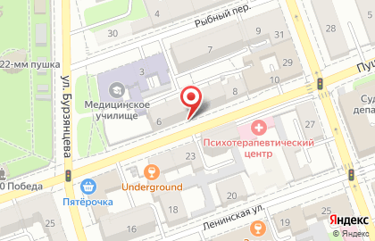 Гейша на Пушкинской улице на карте