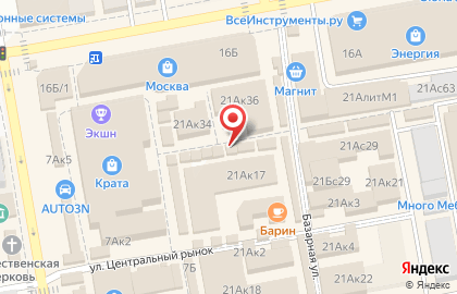 Магазин светотехники на Коммунальной, 21а к51 на карте