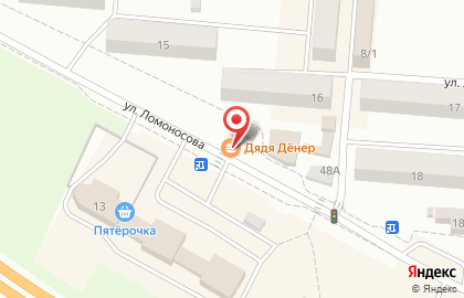 Кафе Дядя Дёнер в Новосибирске на карте