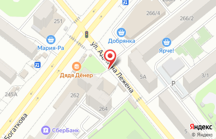 Киоск по продаже фруктов и овощей в Новосибирске на карте