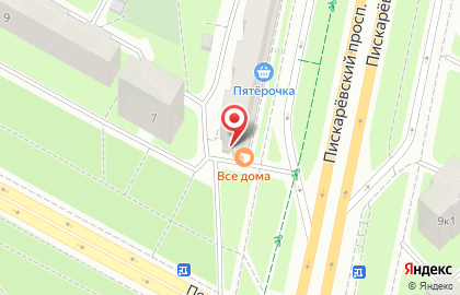 Ателье Домовенок на Пискарёвском проспекте на карте