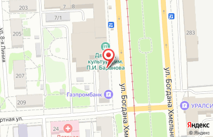 Банкетный зал в Омске на карте