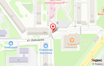 Магазин разливного пива На пятаке на карте