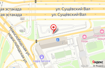 Компания Московский паркинг на Новослободской улице на карте