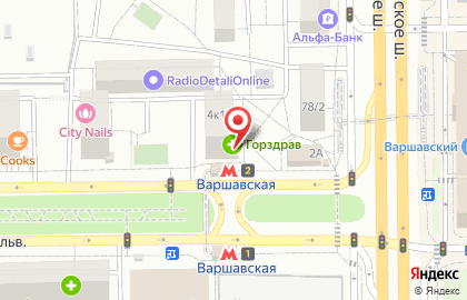Аптека Планета здоровья на Чонгарском бульваре, 4 к 1 на карте