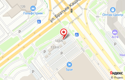 Магазин ЗАСТАВА на улице Братьев Кашириных на карте