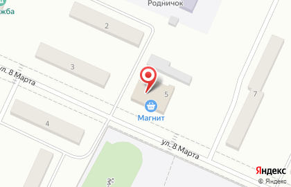 Магазин мясной продукции Ариант на улице 8 Марта на карте