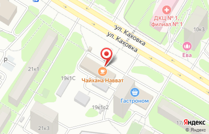 Дикси на Каховской на карте