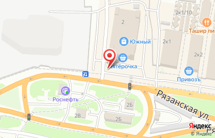 Киоск по продаже фастфудной продукции Русский аппетит в Привокзальном районе на карте