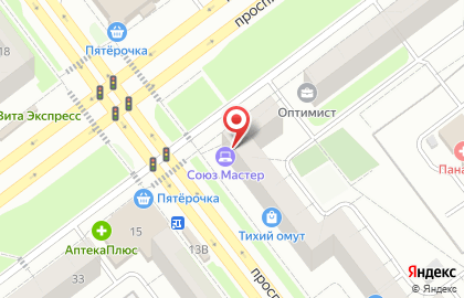 Ломбард Аврора в Ульяновске на карте