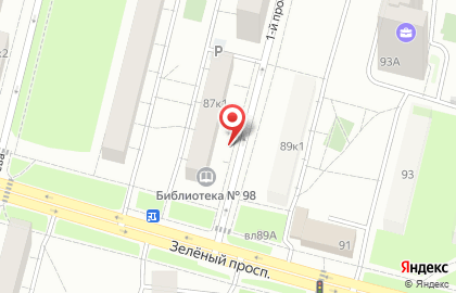 Лювекс на Зелёном проспекте на карте
