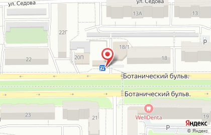 Магазин овощей и фруктов на Ботанической улице на карте