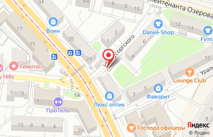 Магазин цветов в Калининграде на карте