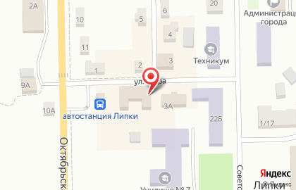 СберБанк России на улице Мира в Липках на карте