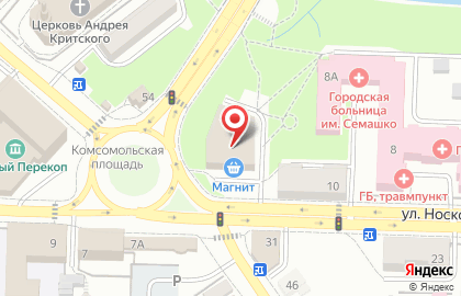 Супермаркет цифровой и бытовой техники DNS на улице Носкова на карте