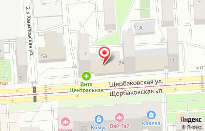 Ломбард Ювелирторг на Щербаковской улице на карте