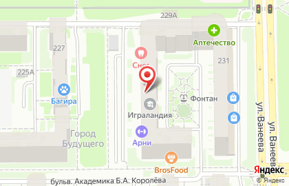 Клуб развития ребенка Little Friends в Нижнем Новгороде на карте