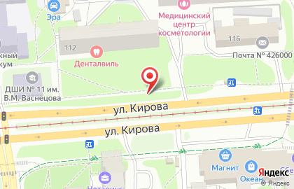 Купол на улице Кирова на карте