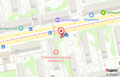Киоск по продаже цветов в Барнауле на карте