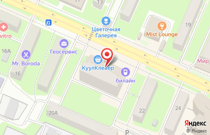 Дом быта 999 на Московском проспекте на карте
