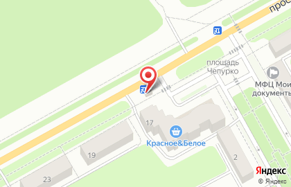 Центр на проспекте Дзержинского на карте