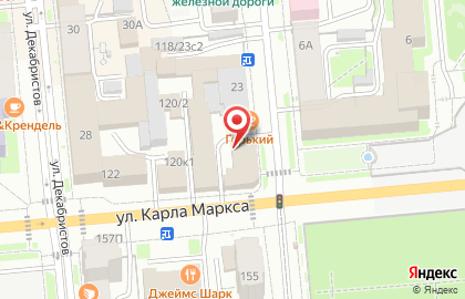 Красноярский краевой детско-юношеский центр Центр туризма и краеведения в Железнодорожном районе на карте