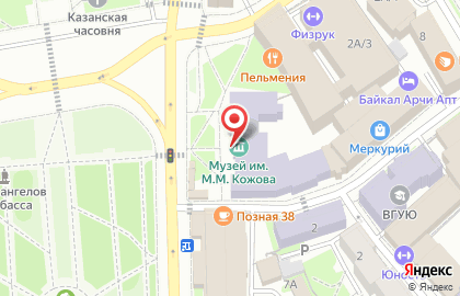 Иркутский Государственный Университет в Иркутске на карте