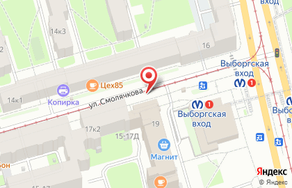 Сервисный центр Мастерская №1 на улице Смолячкова на карте