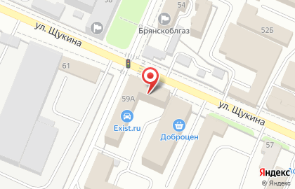 Торгово-сервисная компания в Советском районе на карте