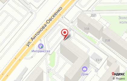 Торговая компания Камень36 на улице Антонова-Овсеенко на карте